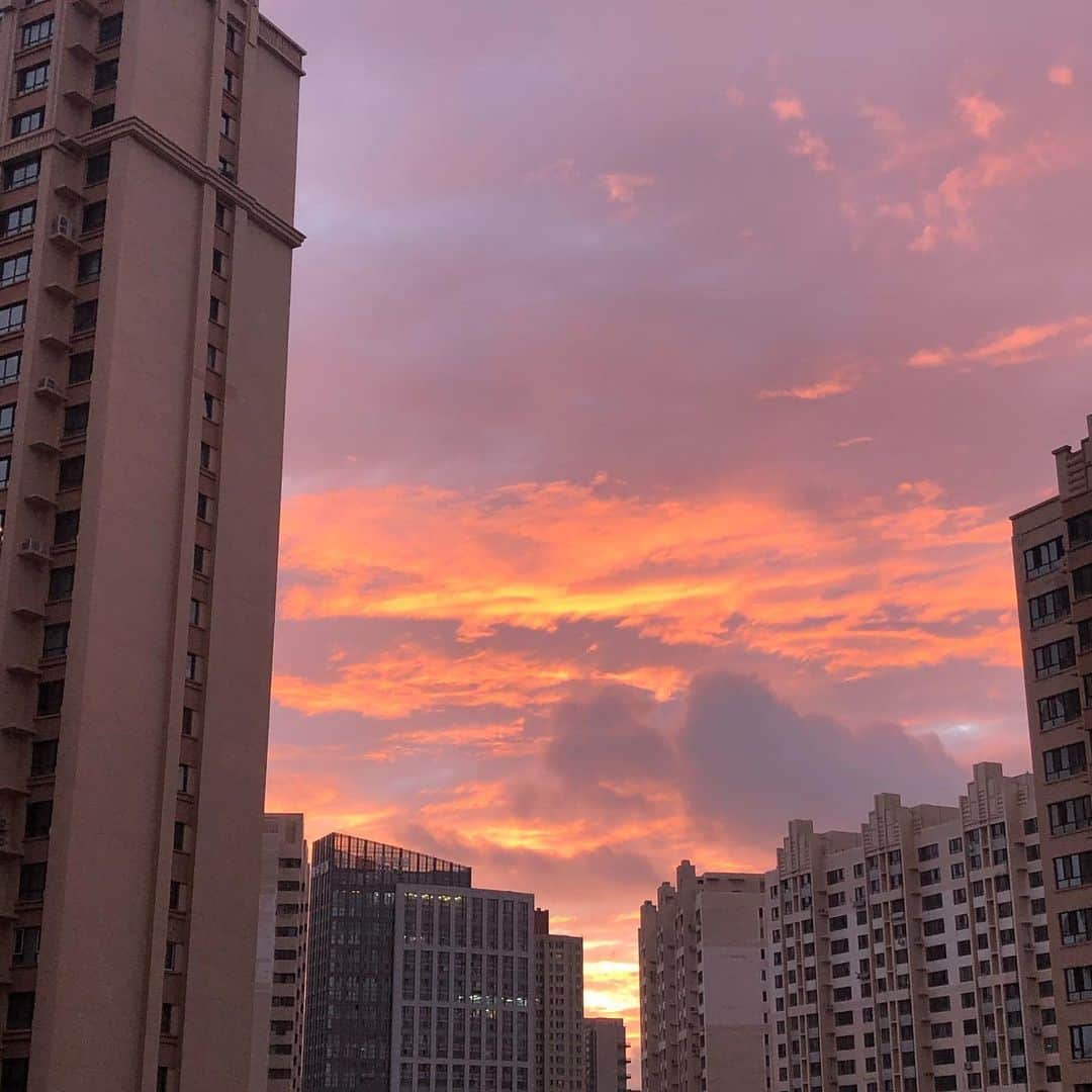 lixibei_iceのインスタグラム：「🌈☁️ 哈尔滨太养人了…  不想走…😢」