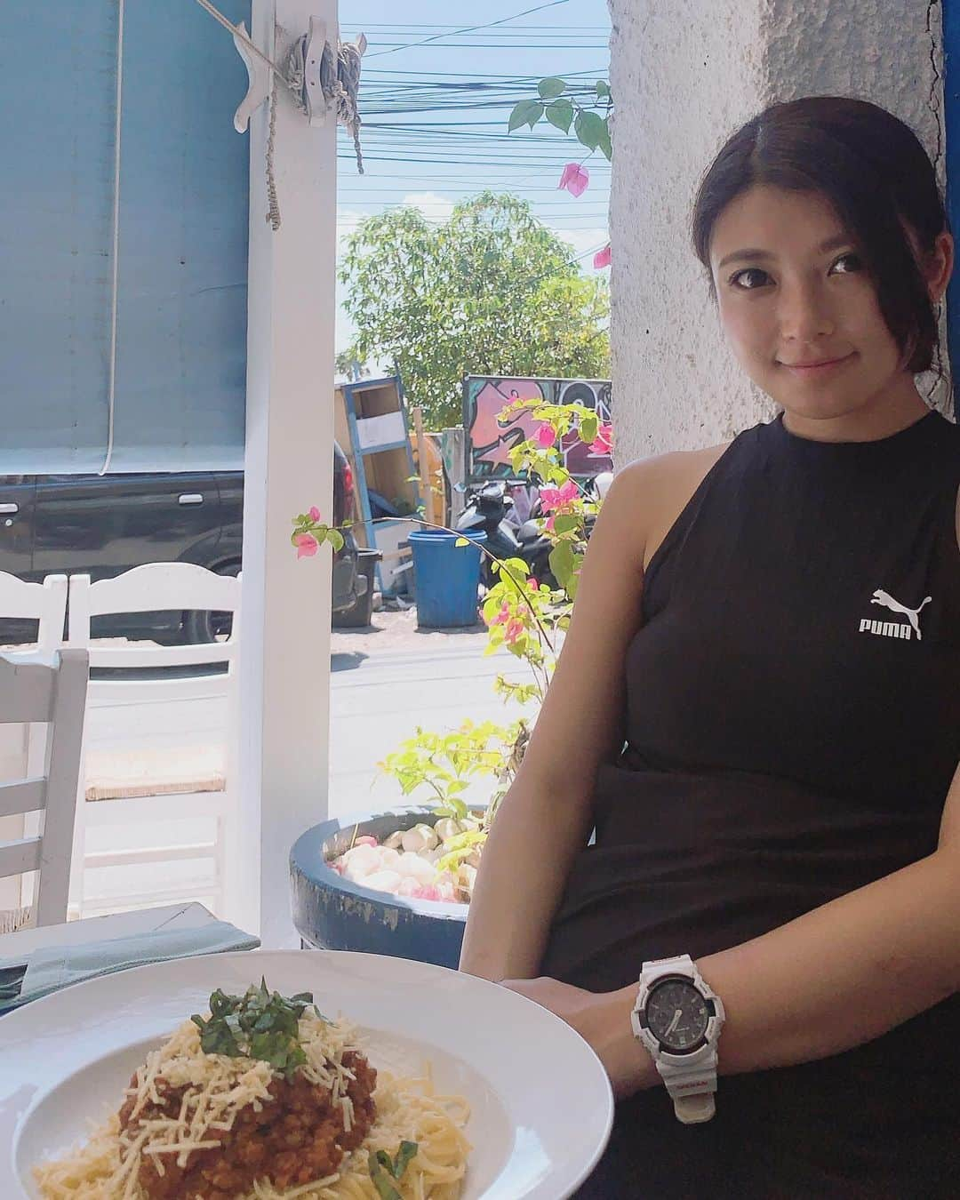 辻井美香さんのインスタグラム写真 - (辻井美香Instagram)「Today's lunch❤️ #santorinigreekrestaurantbali #changgu #baliadventure #balifood #lunchtime🍴 #girlstravel #traveladdict #canggufood #baligram」8月15日 20時57分 - tsujii_yoshika