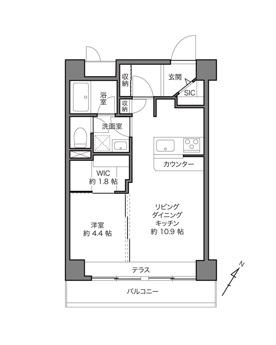 カウカモ ｜『一点もの』の住まいに出会おうさんのインスタグラム写真 - (カウカモ ｜『一点もの』の住まいに出会おうInstagram)「『色に紛れる』 平日は仕事に追いかけられて急ぎ足、夜は帰宅途中に行きつけへ。休日はいつもの自分を脱ぎ捨てて。スニーカーを履いて、サングラスをかけて、ペットと川沿いを散歩。都内を駆け巡るのに便利な立地とグリーンビューが寄り添うカラフルな家が、私の忙しい日々を支えてくれる。 . 八丁堀駅 / 1LDK / 40.00㎡ . --------------- ▶︎バーチャル内見ができるカモ？この物件の詳細はストーリーズ、またはプロフィールのリンクから【 色に紛れる 】をチェック！→@cowcamo --------------- . #cowcamo #カウカモ . #住まいづくり#間取り#間取り図#リビング#ダイニング#キッチン#リノベ#リノベーション#リノベーションマンション#中古マンション#マンション暮らし#ライフスタイル#シンプルライフ#インテリア#インテリアデザイン#インテリアコーディネート#インテリア雑貨#インテリア好きな人と繋がりたい#物件探し#内装 #大きな窓#眺め最高#グリーンのある暮らし#植物のある暮らし#木のぬくもり#バルコニー#グリーンビュー#ナチュラルインテリア」8月15日 21時01分 - cowcamo