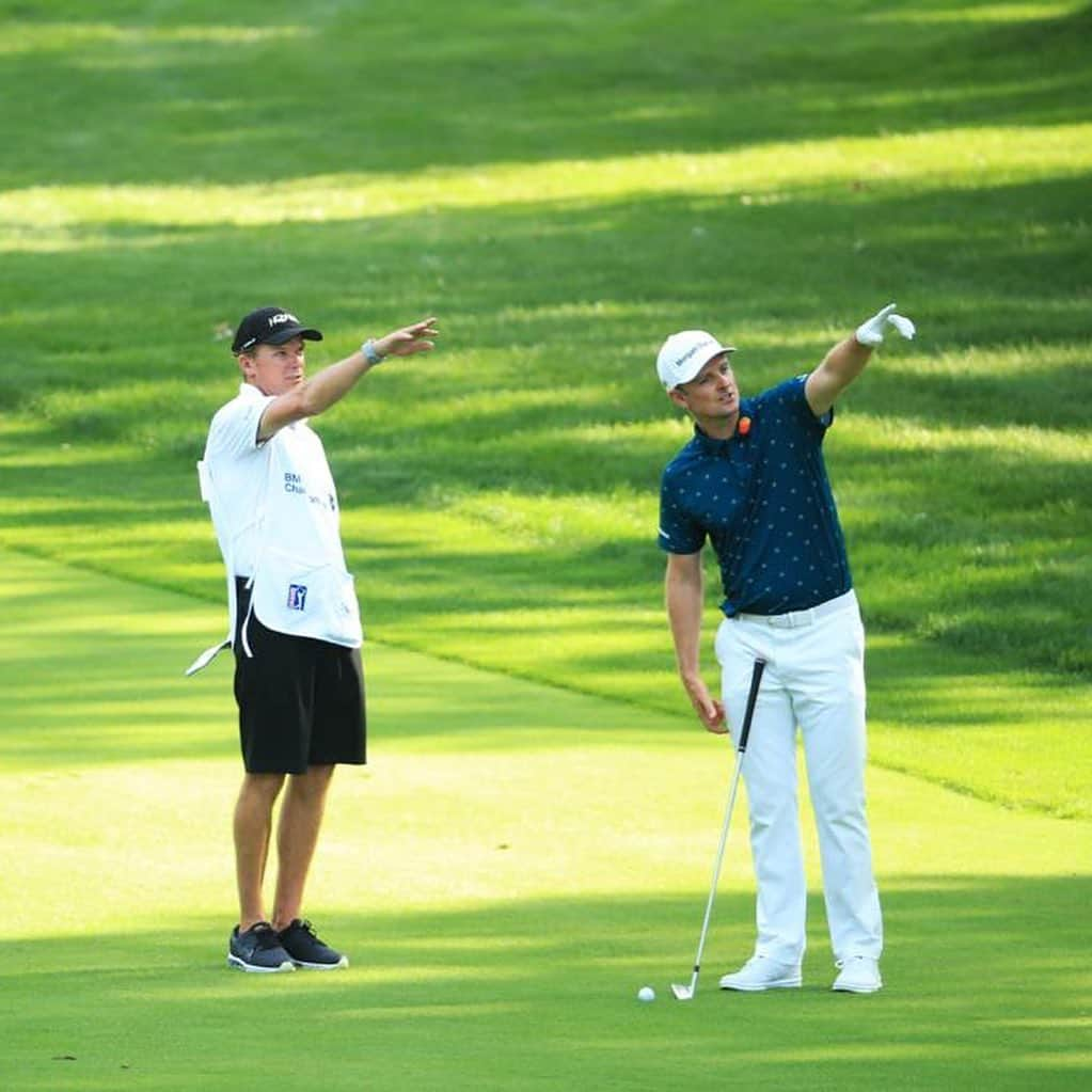 ジャスティン・ローズさんのインスタグラム写真 - (ジャスティン・ローズInstagram)「Over which big 🌲 Lordy?!?! (Round 1 @bmwchamps 6️⃣8️⃣ -4)」8月16日 7時43分 - justinprose99