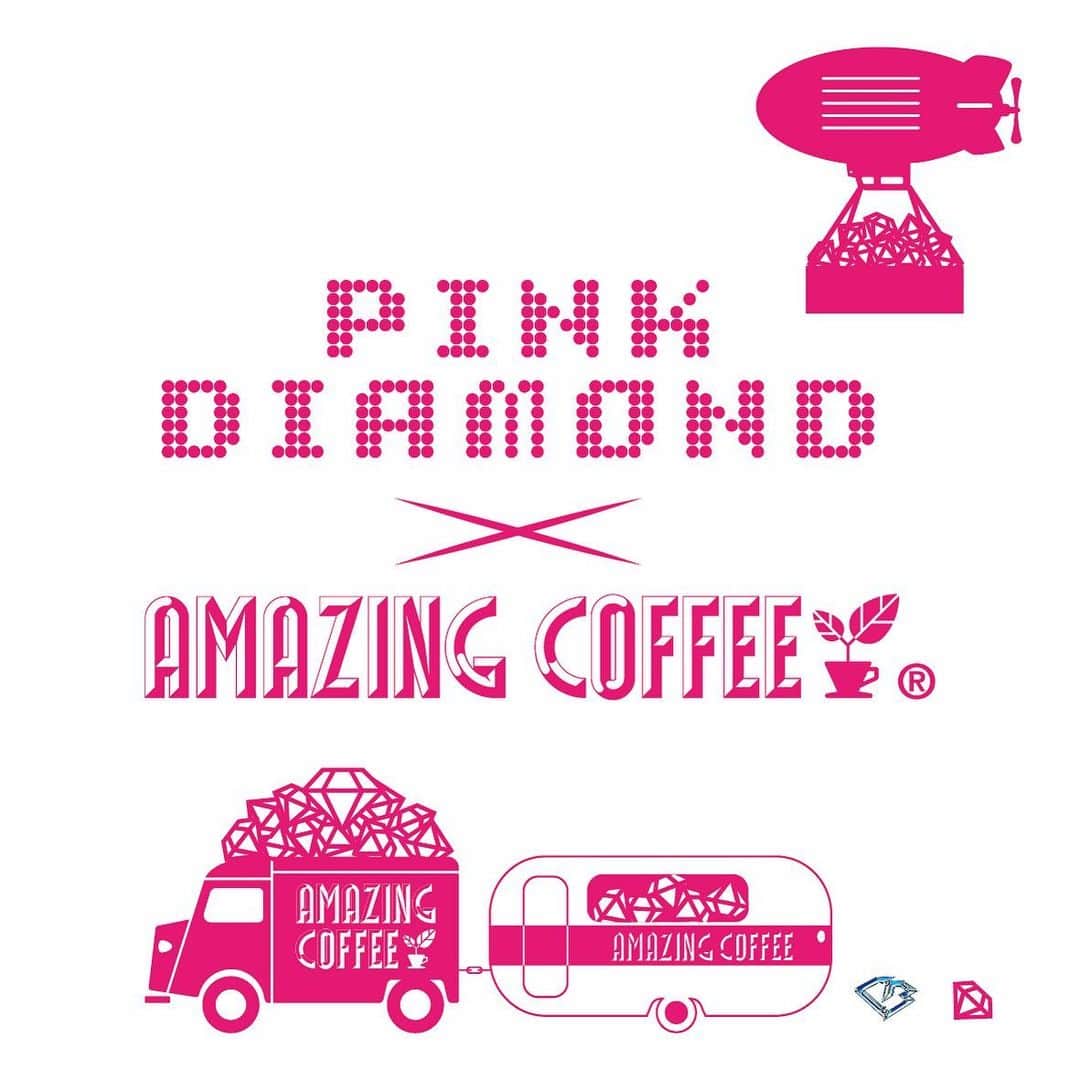 AMAZING COFFEEさんのインスタグラム写真 - (AMAZING COFFEEInstagram)「. 💎PINK DIAMOND×AMAZING COFFEE🚙 . . CrazyBoy Digital Single『PINK DIAMOND』の発売を記念して... 8/23(Fri.)よりCOLLABORATIONがSTART⤴⤴ . AMAZING COFFEEのあの商品がPINK DIAMOND versionに...?!🍓🍑💍 . COMING SOON…💎💎💎 . . #PINKDIAMOND #AMAZINGCOFFEE #CrazyBoy #CB #AMeCO #アメコ #coffee @elly24soul  @thetokyohaneda_official @izakaya_exile」8月16日 7時59分 - amazing_coffee_official