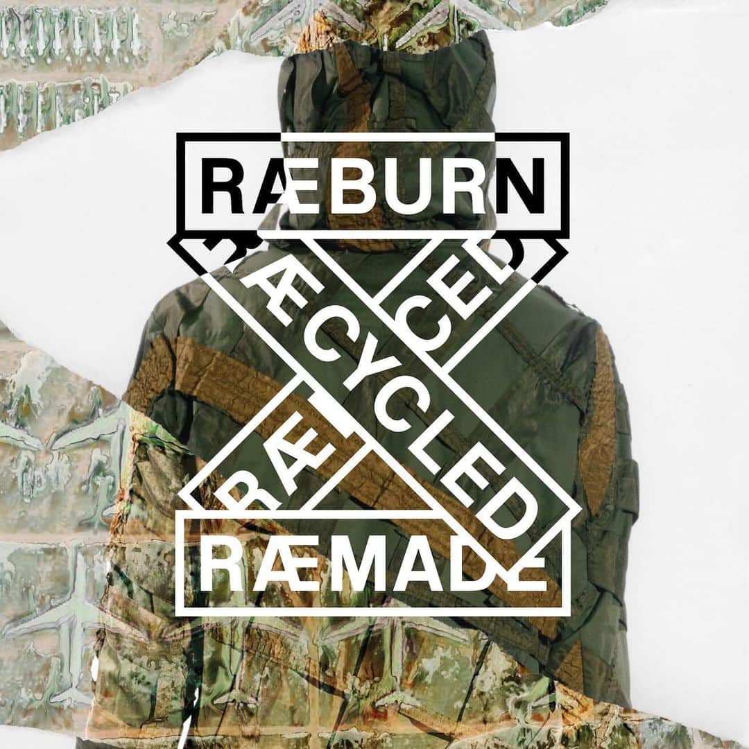 のインスタグラム：「The first drop of our AW19 TEN collection has landed. RÆMADE highlights this season are inspired by RÆBURN iconic archetypes from the past ten years, re-imagined using new innovative materials and modern silhouettes. New arrivals include stand-out men's and women's pieces RÆMADE from air brake parachute, typhoon suits and safety jackets.⁠ Discover the range via the link in bio ♻️ -⁠ 📷: @jean_vincent.simonet - #RAEBURN #RemadeInEngland」