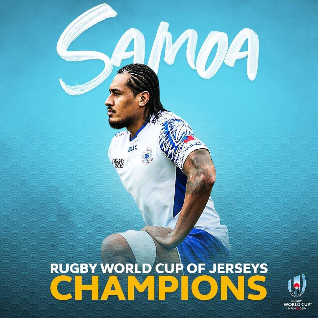 ラグビーリーグ・ワールドカップさんのインスタグラム写真 - (ラグビーリーグ・ワールドカップInstagram)「Congratulations @manu.samoa! 🏆 ⠀⠀⠀⠀⠀⠀⠀⠀⠀ Their 2015 kit has been crowned champion in the Rugby World Cup of Jerseys. Thanks to all who voted! 🇼🇸」8月16日 0時46分 - rugbyworldcup