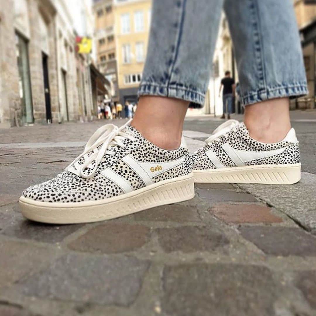 のインスタグラム：「Cheetah vibes in the Grandslam Cheetah 🐆#golaclassics #animalprint #grandslam #regram 📸 @planetboots_lille」