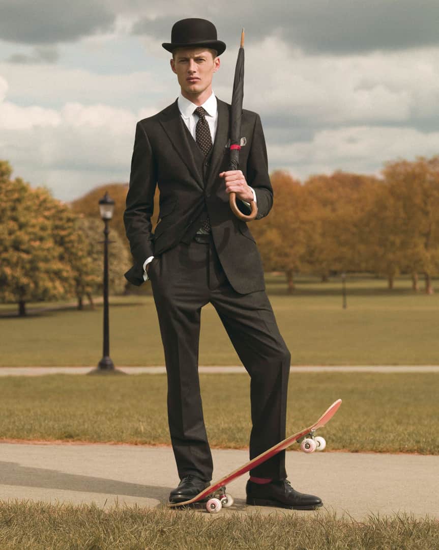 ハケットのインスタグラム：「Bringing back iconic styles from the past. This season, Hackett London is taking you back to its roots with #HackettArchives, a sartorial look at the Hackett man over the years. Proof that British elegance is timeless, and so are gentlemen. #Hackett #Archives #Heritage」