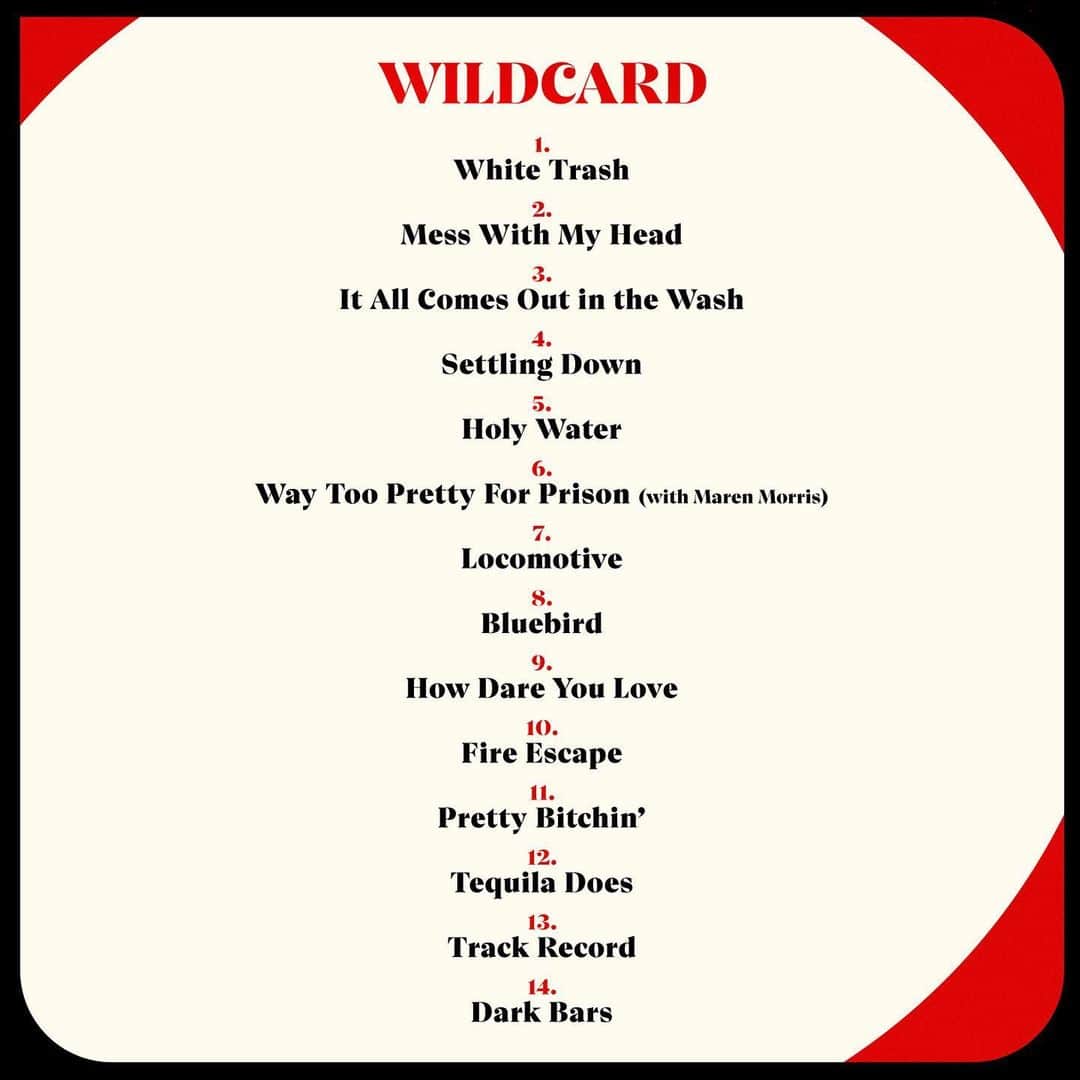 ミランダ・ランバートさんのインスタグラム写真 - (ミランダ・ランバートInstagram)「#Wildcard. Out Nov 1. (Preorder + Presave at link in bio)」8月16日 2時03分 - mirandalambert