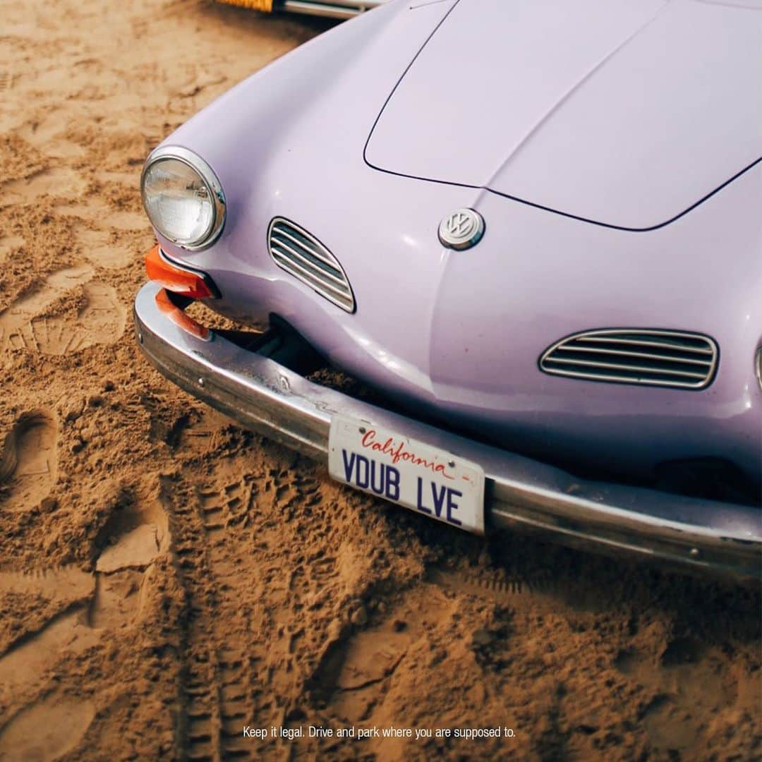 Volkswagen USAさんのインスタグラム写真 - (Volkswagen USAInstagram)「We lilac her a lot. #KharmannGhia ____________________________________  A moment from #Hwy1Treffen. Treffen Highway 1 Cruise is a yearly trek that VW owners make from the Canadian to the Mexican border. Along the way, drivers join to reunite with old friends, meet fellow VW enthusiasts, and generally enjoy all that the coast has to offer.」8月16日 3時19分 - vw