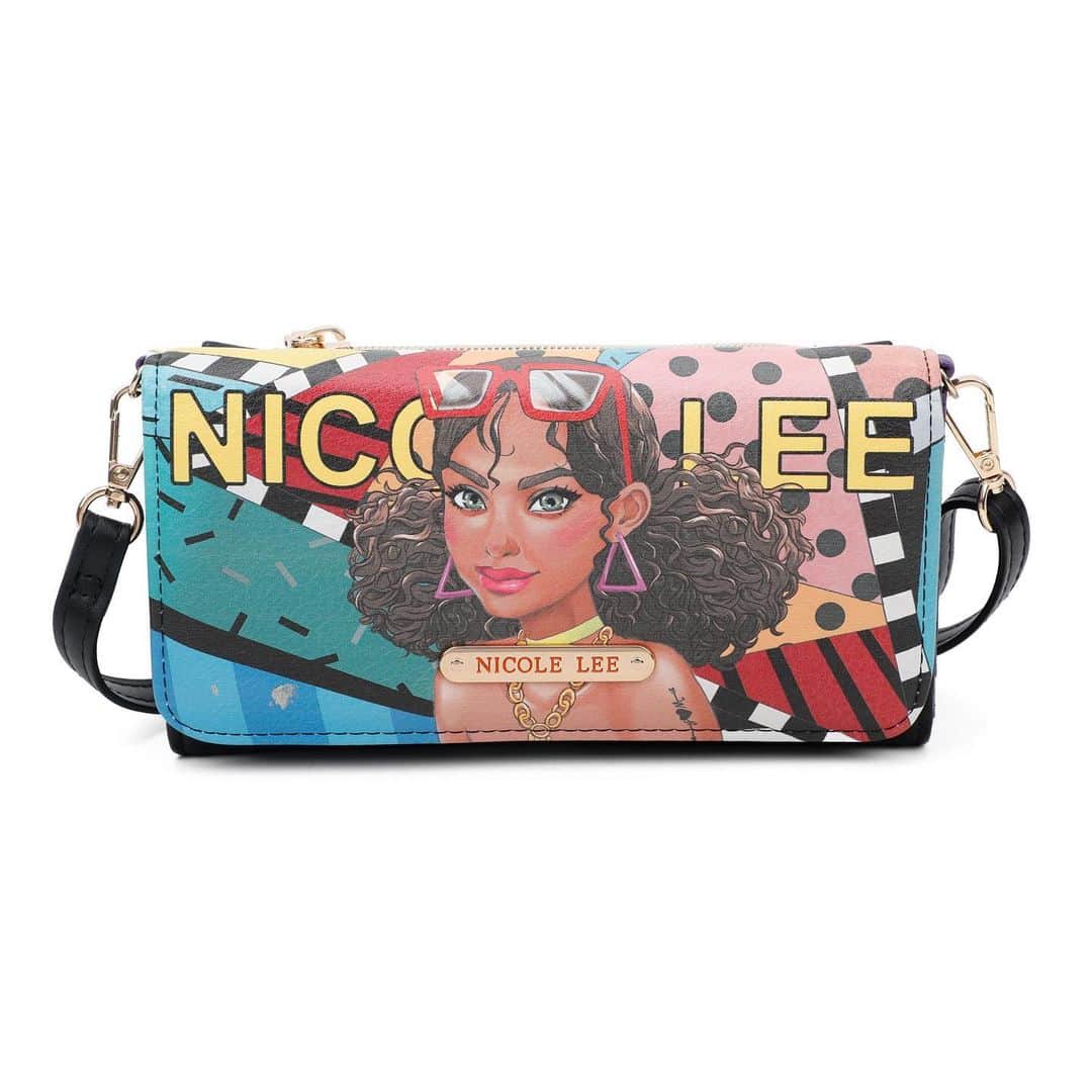 ニコールリーさんのインスタグラム写真 - (ニコールリーInstagram)「💜NEW ARRIVALS💜 The Nicole Lee Printed Shoulder Wallet is perfect for those days that you don’t want to carry a big bag but still need a few essential with you.  #nicoleleeusa #nicolelee #nicoleleeEspaña #nllook #handbags」8月16日 4時41分 - nicoleleeusa