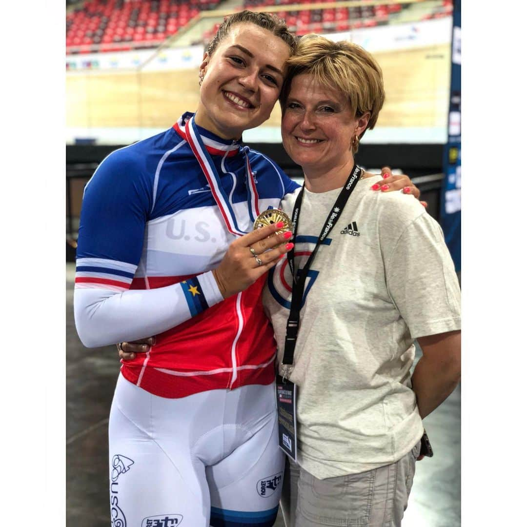 マチルド・グロさんのインスタグラム写真 - (マチルド・グロInstagram)「Et de 3 ! Championne de France de Keirin 🙏🏻🥇 Fin de ces championnats de France pour moi, c’est le début d’un bon repos en famille !😁 • #track #trackcycling #sport #cyclinglife #family #happy #love」8月16日 5時05分 - gros_mathilde