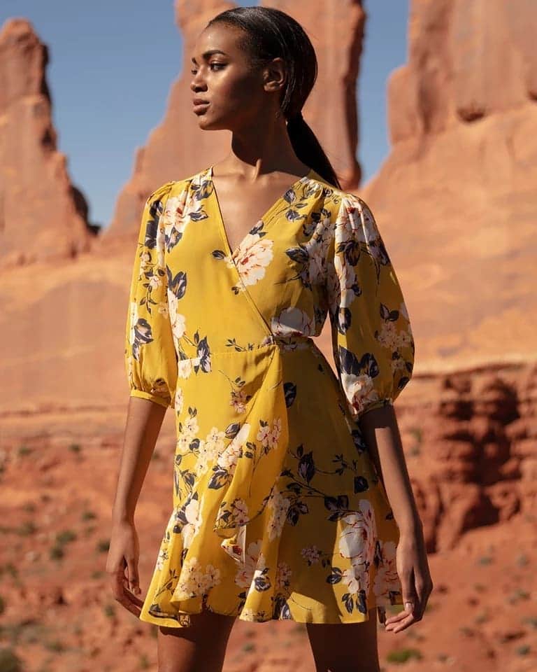 のインスタグラム：「New season, new campaign and incredible new prints.  Fall 2019 has arrived.  #ykmyway #lovewins #utah #newprints #honeyrose #newarrivals #shopnow #YumiKim」