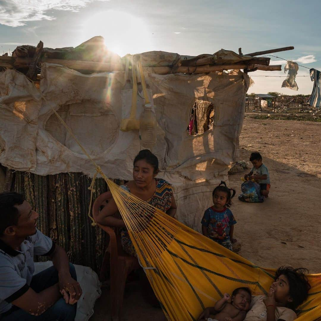 ニューヨーク・タイムズさんのインスタグラム写真 - (ニューヨーク・タイムズInstagram)「The Wayuu, an indigenous group of shepherds in South America, survived colonization, war and separation due to the creation of national borders. They lived off the land for hundreds of years before Venezuela or Colombia were founded. But Venezuela’s economic collapse today proved too much for those living there: Many have left. And for Wayuu traveling on foot to their Colombian counterparts, the search for a new home hasn’t gone according to plan. The influx of arrivals to Colombian settlements like Parenstu was taxing for their new hosts, who were torn between a desire to help and an instinct to protect their resources. Celinda Vangrieken, pictured in the second photo, is the leader of Parenstu and her family has lived in Colombia for a century. She said she watched with sympathy as refugees arrived, haggard and desperate. But while they might be her people, she said they’re not her blood. “They said, ‘We’re Wayuu, we’re from here like you,’” she said. “But this is not their land.” The struggle reflects the broader crisis upending Latin America, where a mass exodus of Venezuelans is testing neighboring countries. This month, Colombia announced it will give citizenship to more than 24,000 undocumented children of Venezuelan refugees born in the country. Visit the link in our bio to read more. @estascalles took these photos.」8月16日 5時27分 - nytimes