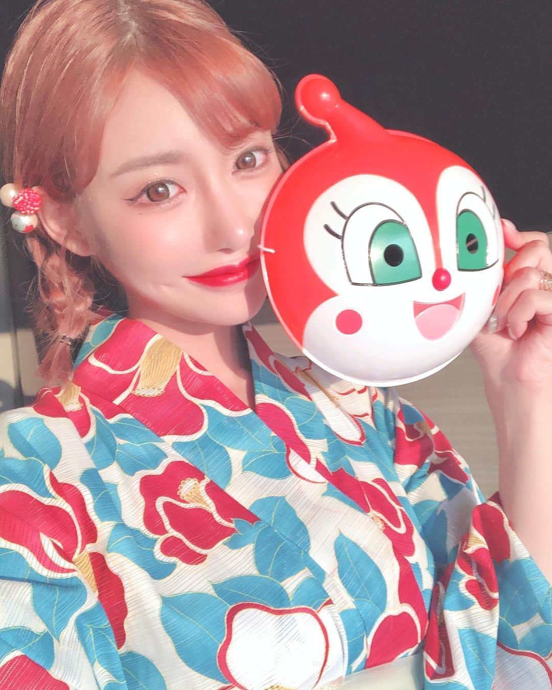 明日花キララのインスタグラム：「どきららちゃん👘❤︎」