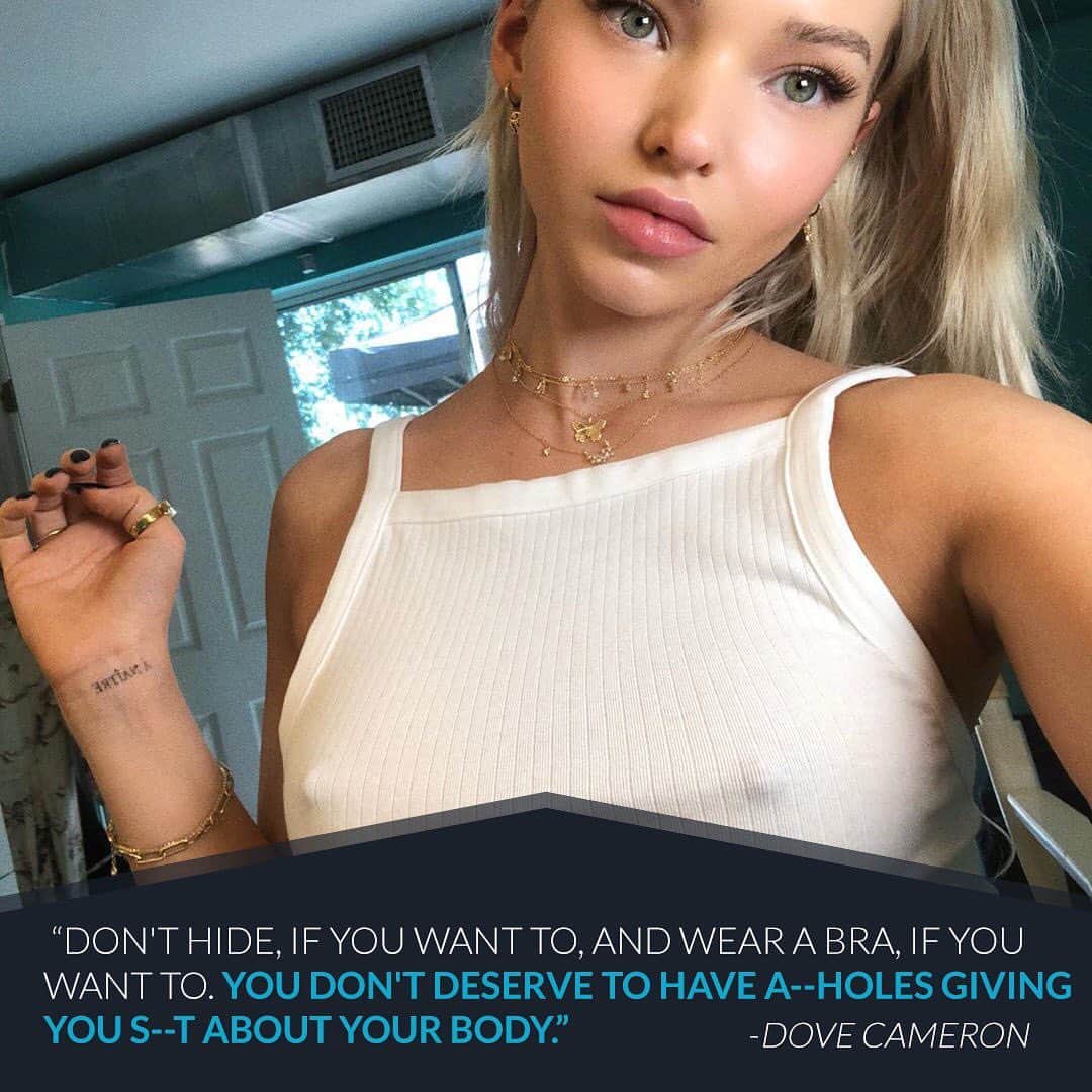 E! Onlineさんのインスタグラム写真 - (E! OnlineInstagram)「Dove Cameron received backlash over her braless selfies, but she's standing her ground. (📷: Instagram)」8月16日 10時39分 - enews