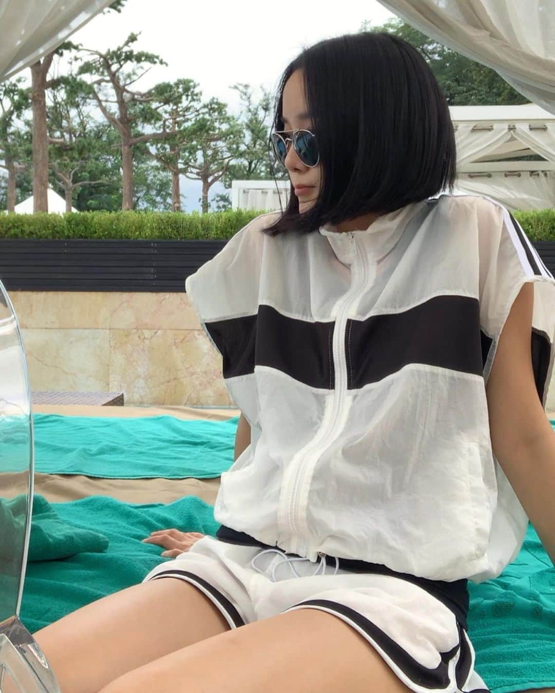 キム・ボヒョンのインスタグラム：「🏊🏻‍♀️💦」