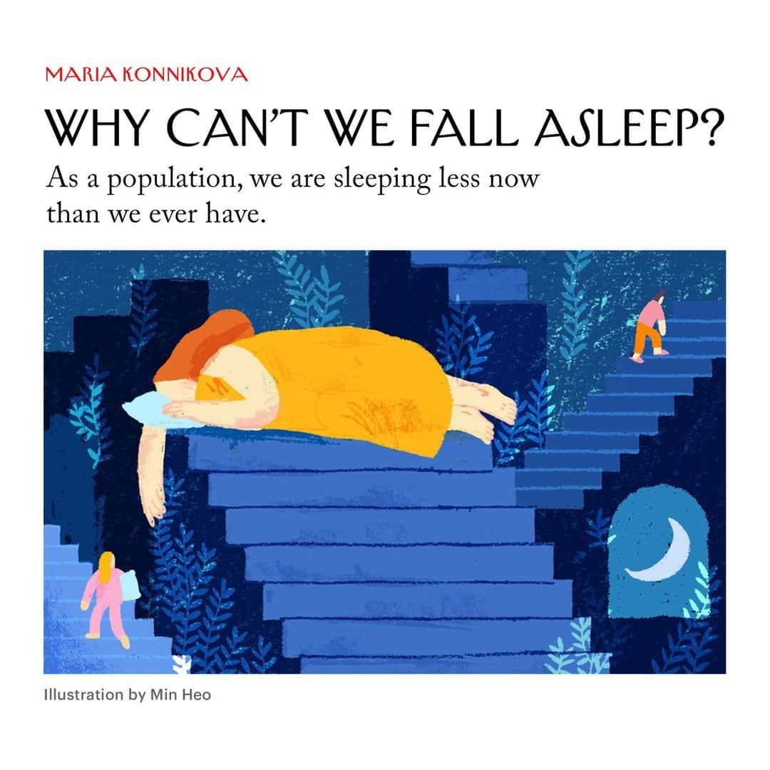 The New Yorkerさんのインスタグラム写真 - (The New YorkerInstagram)「Going to sleep isn’t always a simple process, and it seems to have grown more problematic in recent years. Why are we so bad at sleeping? Tap the link in our bio to read more.」8月16日 12時25分 - newyorkermag