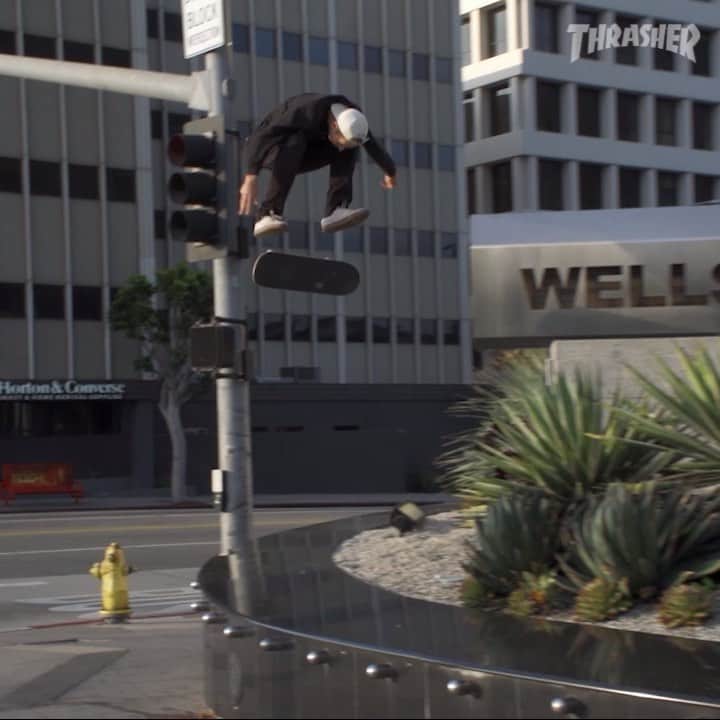 スラッシャーのインスタグラム：「👉🏽 @walkerryan’s ‘Wilshire Wonderland’ video is LIVE on ThrasherMagazine.com 📡 🎬 @bo_def_son」