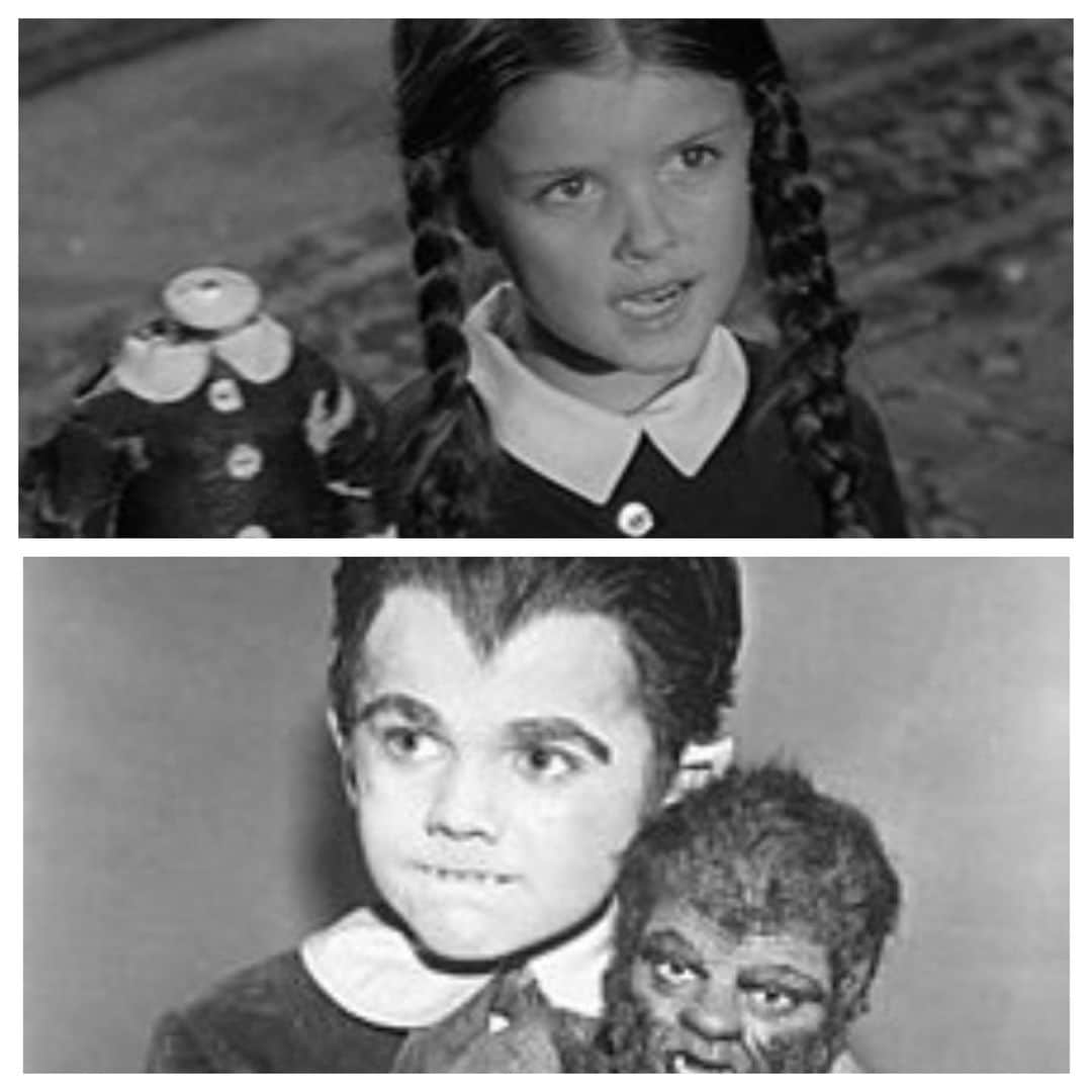 ロブ・ゾンビのインスタグラム：「Who's your favorite spooky kid ? Wednesday or Eddie? #wednesdayaddams #eddiemunster #themunsters #theaddamsfamily」