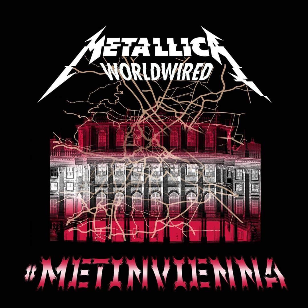 メタリカさんのインスタグラム写真 - (メタリカInstagram)「Vienna! Coming down to the show tonight at Ernst-Happel-Stadion? Use the hashtag #MetInVienna and your posts may be featured in our stories!  #WorldWired #Metallica」8月16日 13時32分 - metallica