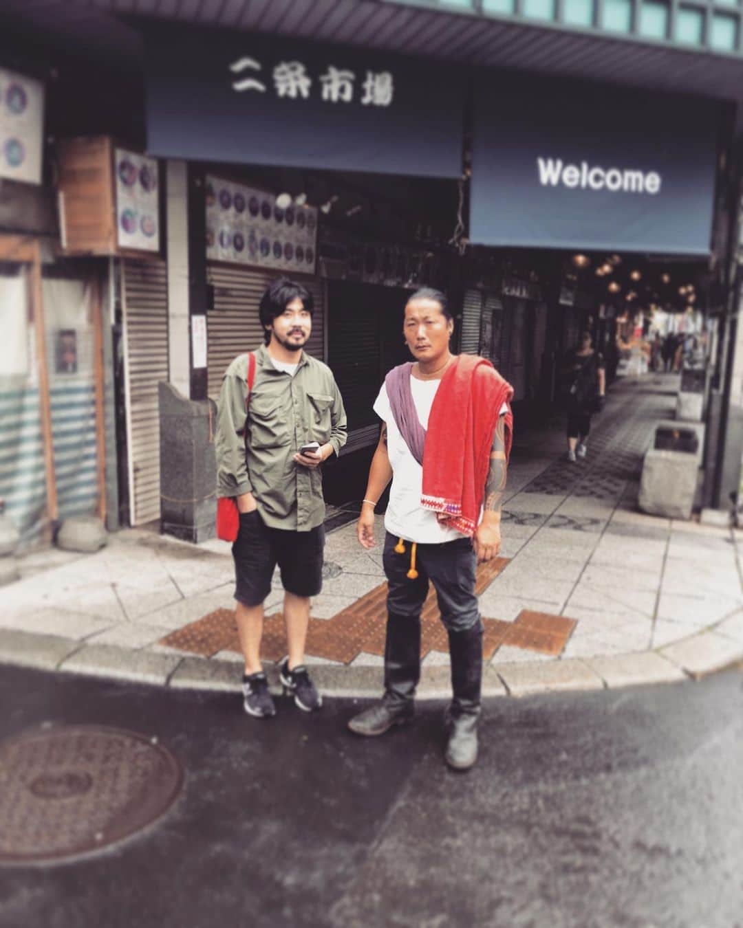 のインスタグラム：「ススキノで今ちゃんジュンさんに遭遇。( ◠‿◠ )」