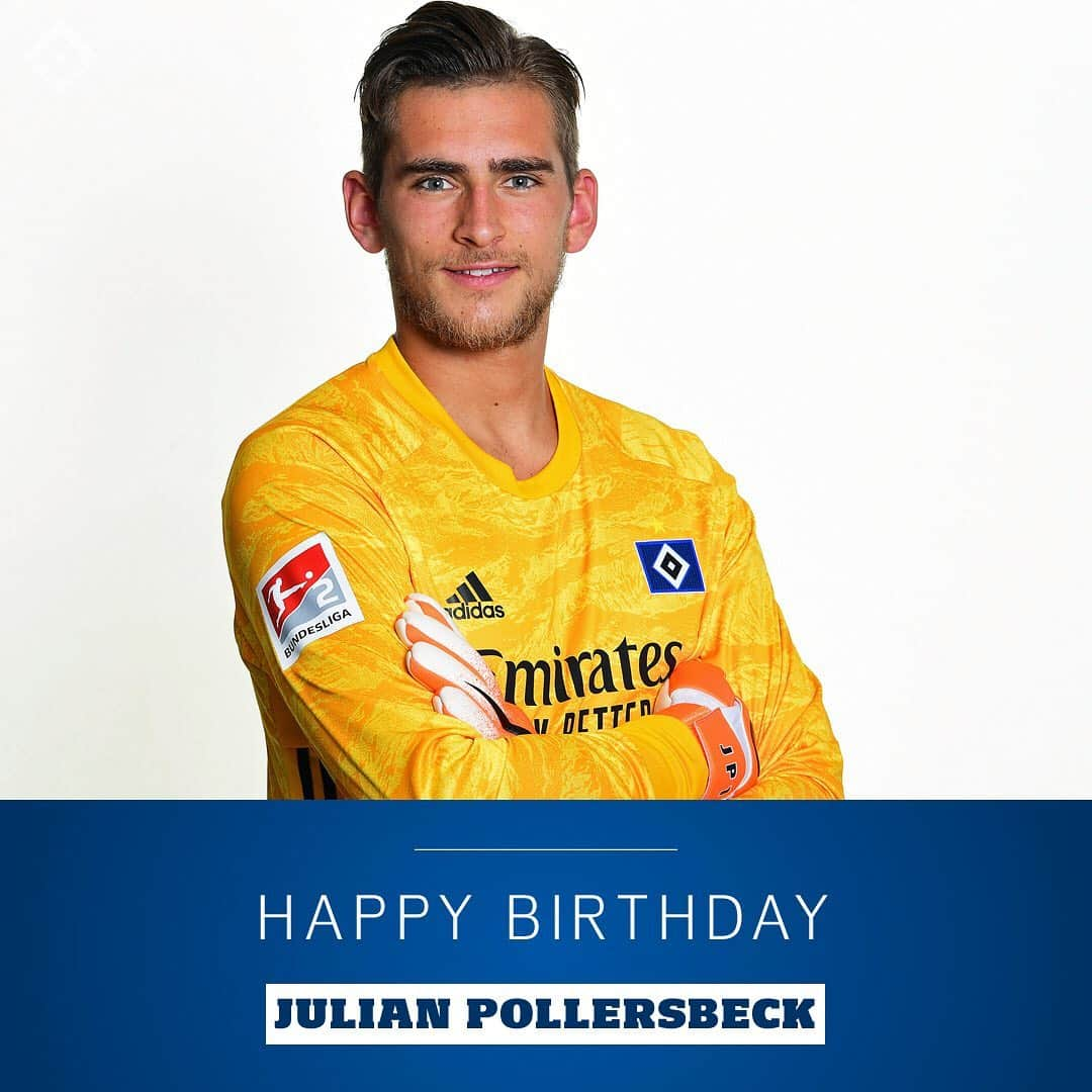 ハンブルガーSVさんのインスタグラム写真 - (ハンブルガーSVInstagram)「#HappyBirthday, @j_pollersbeck_1! 🎊 Unser Keeper begeht heute seinen 25. Geburtstag 🎁🎈 Wir wünschen alles Gute zum ersten Viertel-Jahrhundert, Polle 🍀 #nurderHSV #Pollersbeck」8月16日 15時55分 - hsv