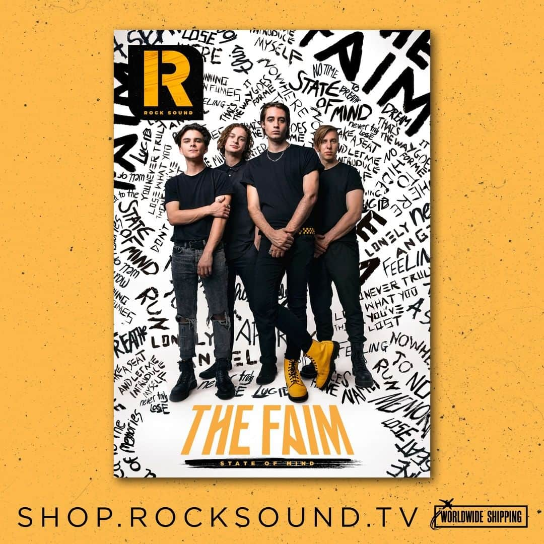 Rock Soundさんのインスタグラム写真 - (Rock SoundInstagram)「The Faim are making their magazine cover debut on Rock Sound! Pick up your exclusive fan packs now from SHOP.ROCKSOUND.TV」8月17日 2時00分 - rocksound