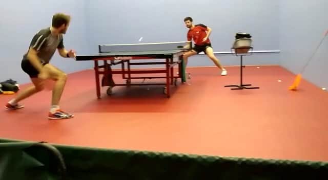 サム・ウォーカーのインスタグラム：「Another good day of practice with @david_mcbeath getting ready to start my season next week at the Czech Open! 💪🏻🏓🏴󠁧󠁢󠁥󠁮󠁧󠁿」