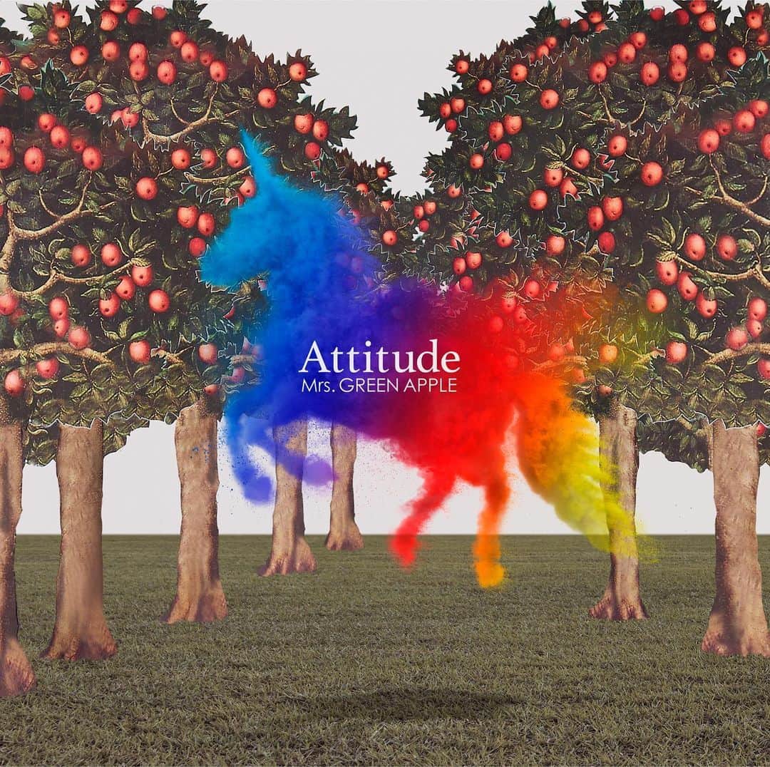 Mrs. GREEN APPLEさんのインスタグラム写真 - (Mrs. GREEN APPLEInstagram)「Mrs. GREEN APPLE 4th Full Album『Attitude』 10/2(水) RELEASE.」8月16日 18時08分 - mgaband