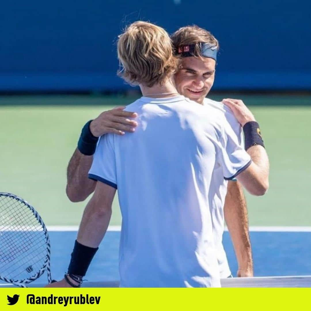 ATP World Tourさんのインスタグラム写真 - (ATP World TourInstagram)「@AndreyRublev "What a match against a true legend🙏❤️ big honour for me🙏🙏❤️🎾 @CincyTennis"  #ATPTour #masters1000 #ATP1000 #USOpenSeries #Rublev #Federer #Cincinatti」8月16日 19時00分 - atptour