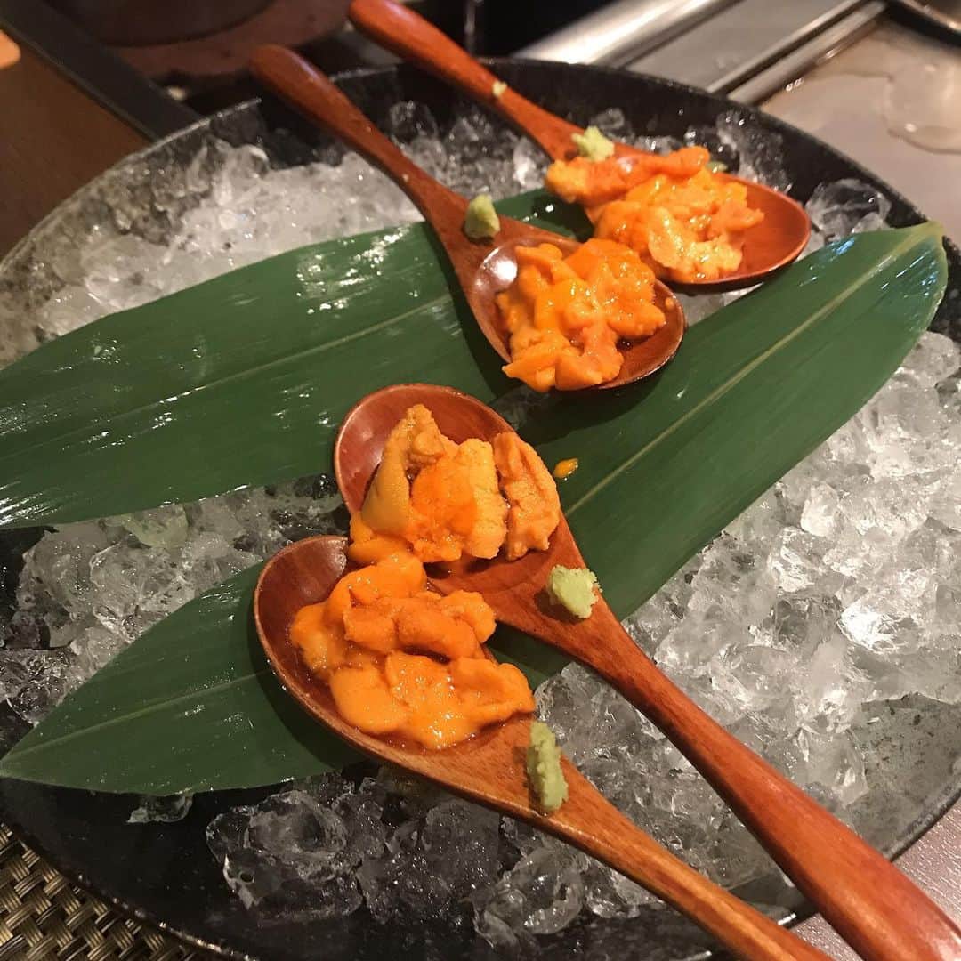 堀川絵美さんのインスタグラム写真 - (堀川絵美Instagram)「インスタ更新忘れてた。たくさん美味しいもの頂いてます。 #OUTBACKステーキ #マッシュポテトたまらん #福島のイタリアンTAKEUCHI #お肉美味しかったよあと鮎も #鉄板キッチンDAIでウニ #ひとすくいの幸せ #ビストロダアンジュの冷製スープ #わたしの中の冷製スープ一位 #青空市場の海鮮丼 #穴子の天ぷらも美味しいんだよ #友達が作ってくれた焼きそば #シンプルにおいしいってやつ」8月16日 19時17分 - horipis