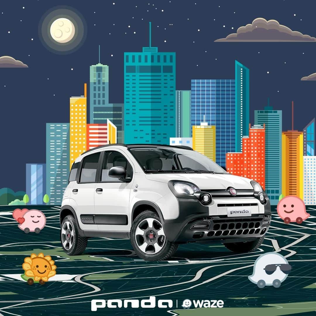 Fiat さんのインスタグラム写真 - (Fiat Instagram)「We don’t know what rush hour means. New #FiatPanda #Waze #Fiat」8月16日 19時30分 - fiat