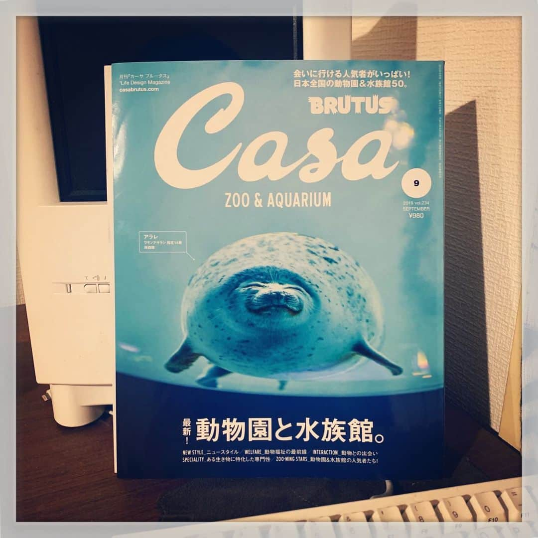 Akira Yamaguchiさんのインスタグラム写真 - (Akira YamaguchiInstagram)「casaBRUTUS、動物園水族館特集。いろいろ撮影させていただきました。さらに、表紙の海遊館のアラレちゃんも撮影しました。とても素敵な一冊なので、見かけたら是非よろしくお願い致します😸 #casaBRUTUS #アラレちゃん #海遊館」8月16日 19時49分 - pancho0002