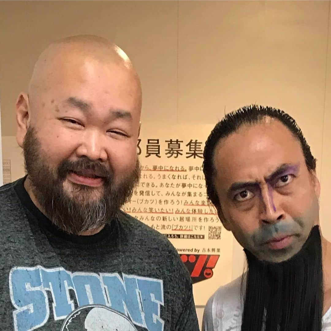 ハチミツ二郎さんのインスタグラム写真 - (ハチミツ二郎Instagram)「ヒゲグリアマサヒコ  撮影  庄司智春  #ヒゲグリア」8月16日 20時29分 - jirohachimitsu