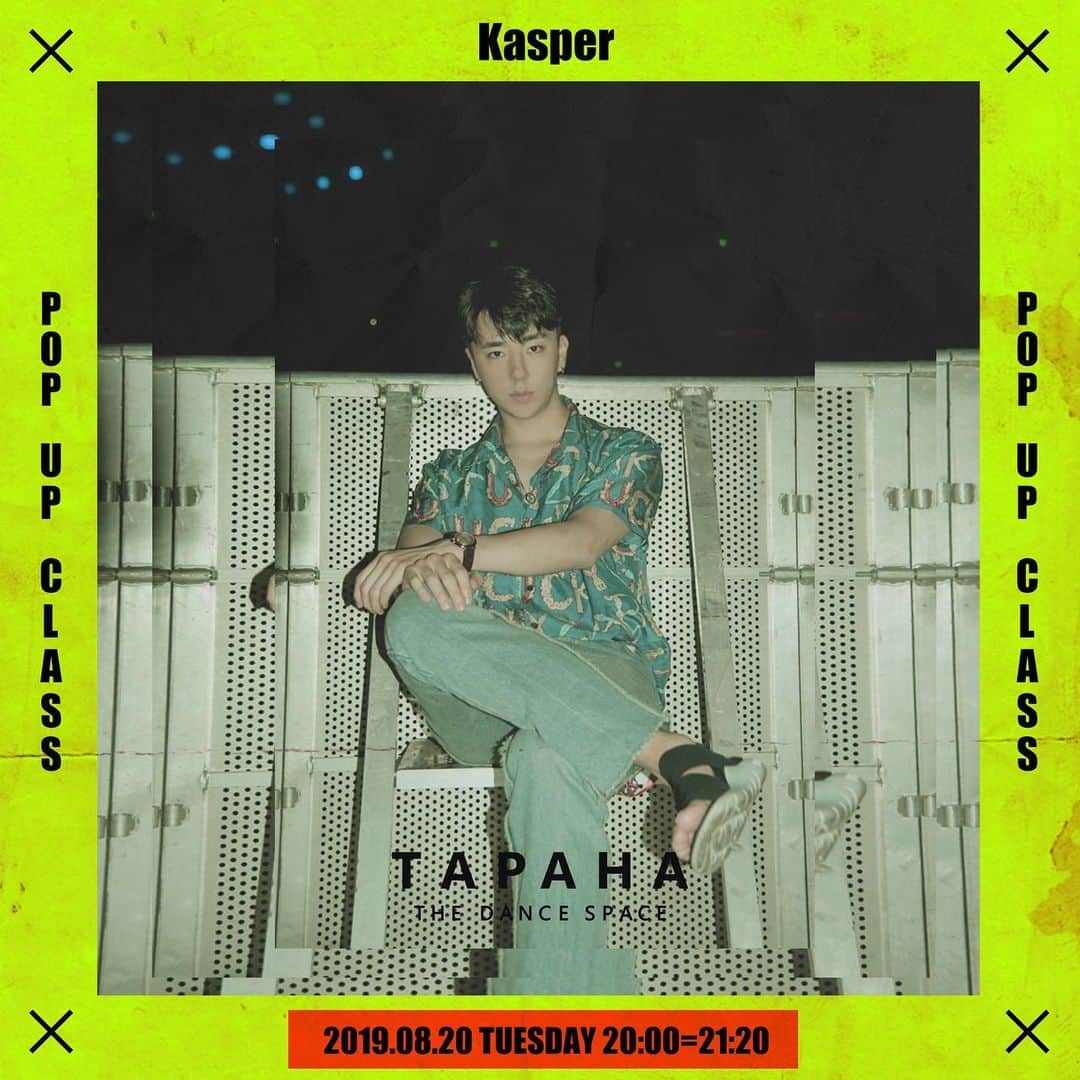 Kasperさんのインスタグラム写真 - (KasperInstagram)「August 20 Tuesday 20:00-21:20  @tapaha_official  8월 20일 아자차카타파하 스튜디오에서 첫 팝업 입니다 놀러오세요 짝짝🤙🤙🤙」8月16日 21時27分 - kasper0524