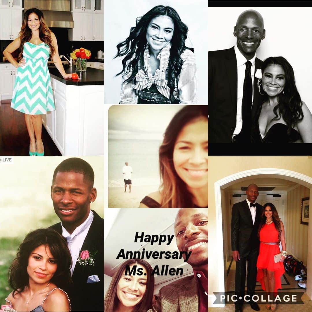 レイ・アレンのインスタグラム：「Do you know what tooday is? Happy Anniversary babe! This woman right here is a special person! Those of you that know her understand. We have been married for 11 years but you have been my rock for 23 years! I wonder every day how I got so lucky to have you in my life. Thank you for teaching me the language of love! I love you! @swalkerwil #maktub #loveonthebrain #tonitonytone #getyouone #awomansworth」