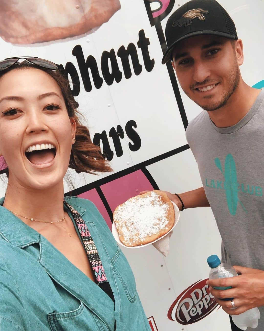 ミシェル・ウィーさんのインスタグラム写真 - (ミシェル・ウィーInstagram)「My first elephant ear ✔️ My first WV State Fair ✔️ Alohaaaaaa Mountaineer Nation 🤙🏼🤙🏼」8月17日 3時07分 - michellewiewest