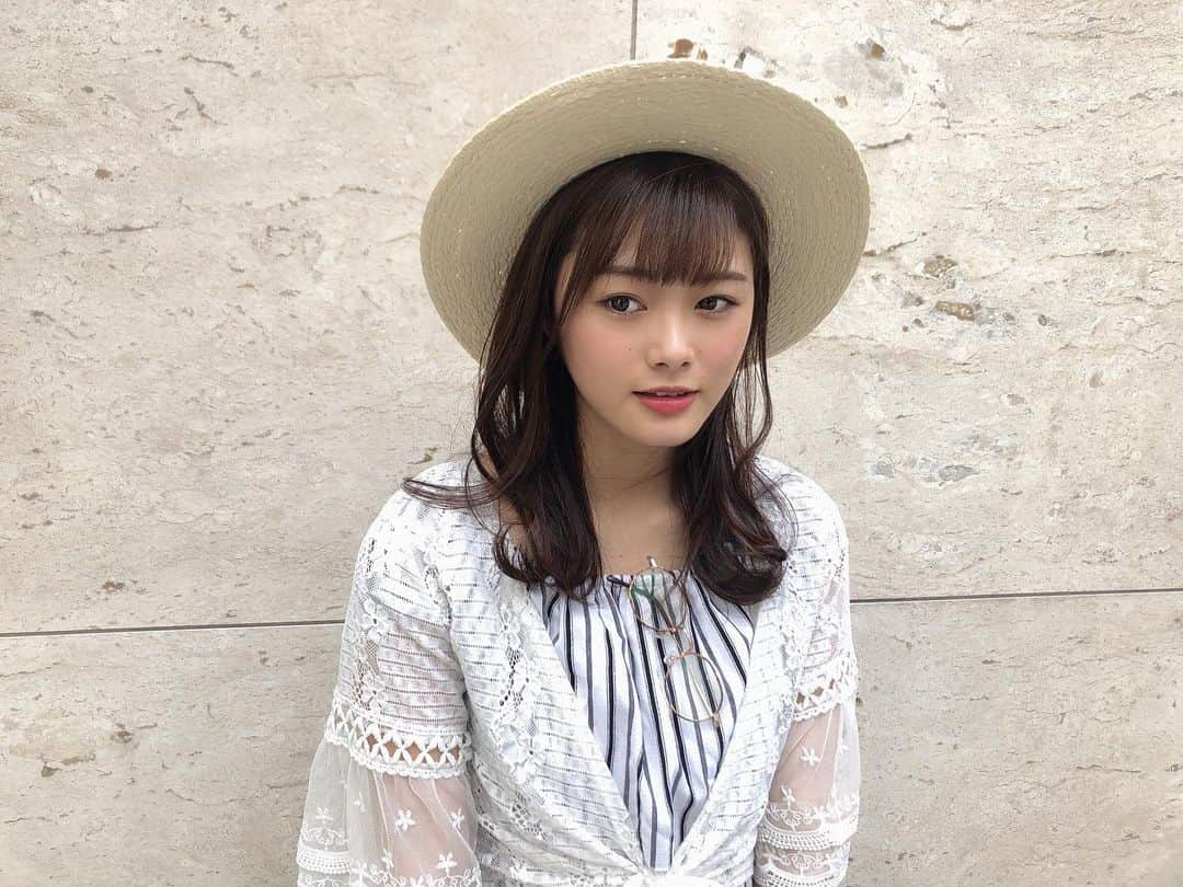 長谷川玲奈さんのインスタグラム写真 - (長谷川玲奈Instagram)「髪色暗くして、前髪を短くしました☺️」8月16日 21時57分 - bbg_rena0315