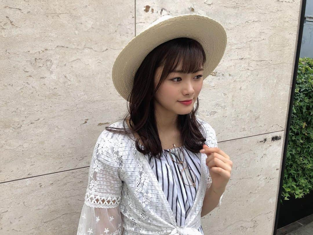 長谷川玲奈さんのインスタグラム写真 - (長谷川玲奈Instagram)「髪色暗くして、前髪を短くしました☺️」8月16日 21時57分 - bbg_rena0315