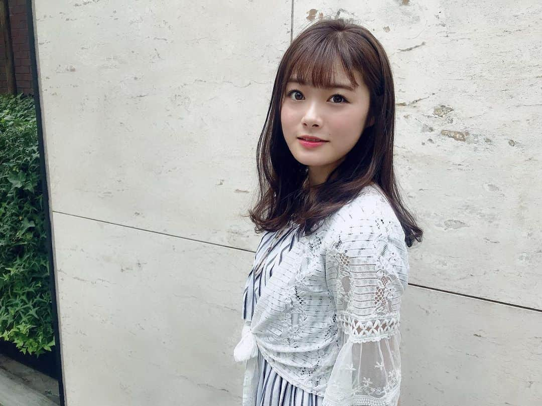 長谷川玲奈さんのインスタグラム写真 - (長谷川玲奈Instagram)「髪色暗くして、前髪を短くしました☺️」8月16日 21時57分 - bbg_rena0315