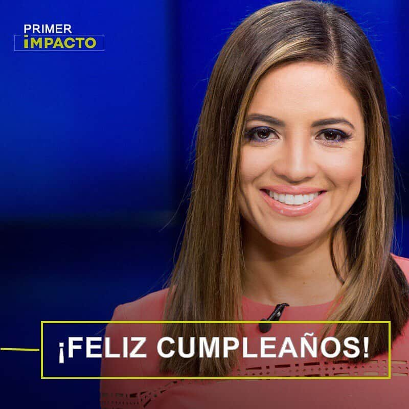 Primer Impactoさんのインスタグラム写真 - (Primer ImpactoInstagram)「🎂 Nuestra @pamelasilvatv cumple hoy un año más de vida. ¡Feliz cumpleaños Pamela! 🍰🎂🎈🎊🎉」8月16日 22時00分 - primerimpacto