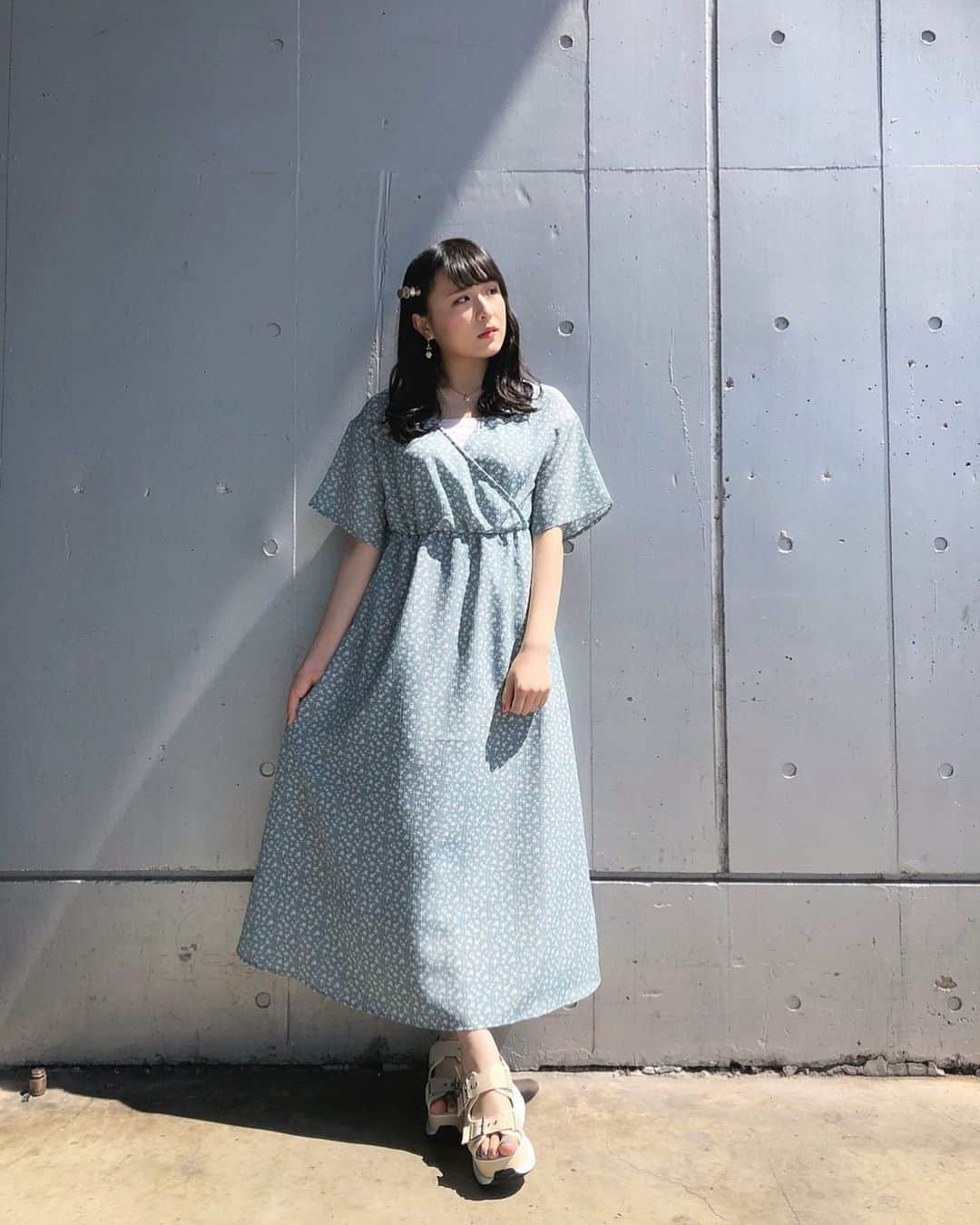 川本紗矢さんのインスタグラム写真 - (川本紗矢Instagram)「先日の握手会での私服👗 . hair accessory→#lattice  dress→#wego  shoes→#heather」8月16日 22時09分 - sayaya_38