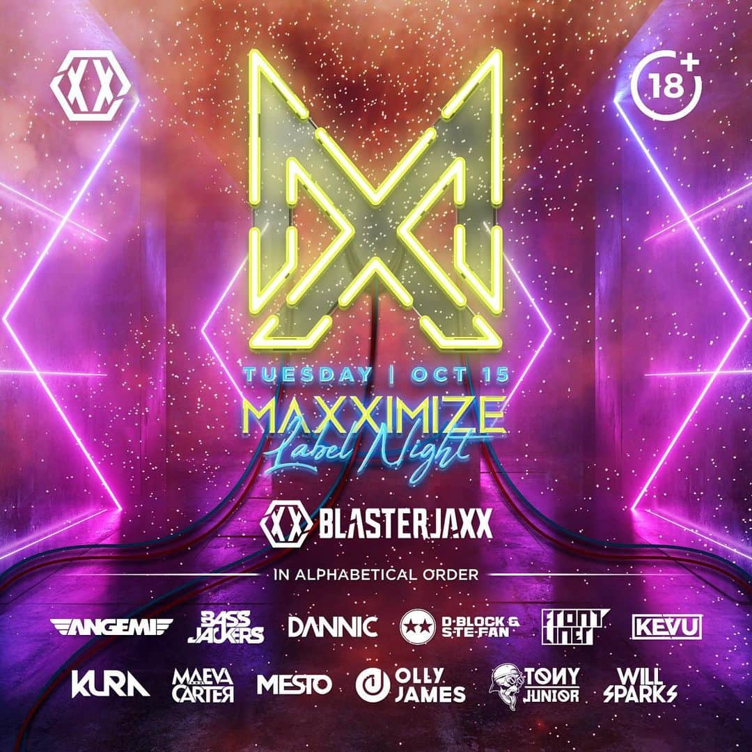 Blasterjaxxさんのインスタグラム写真 - (BlasterjaxxInstagram)「After two crazy and completely sold out editions it is almost that time of the year again. Get ready for another sick night together with the Maxximize Family 🔥 Make sure you grab your tickets before it is too late, link in bio」8月17日 0時03分 - blasterjaxx