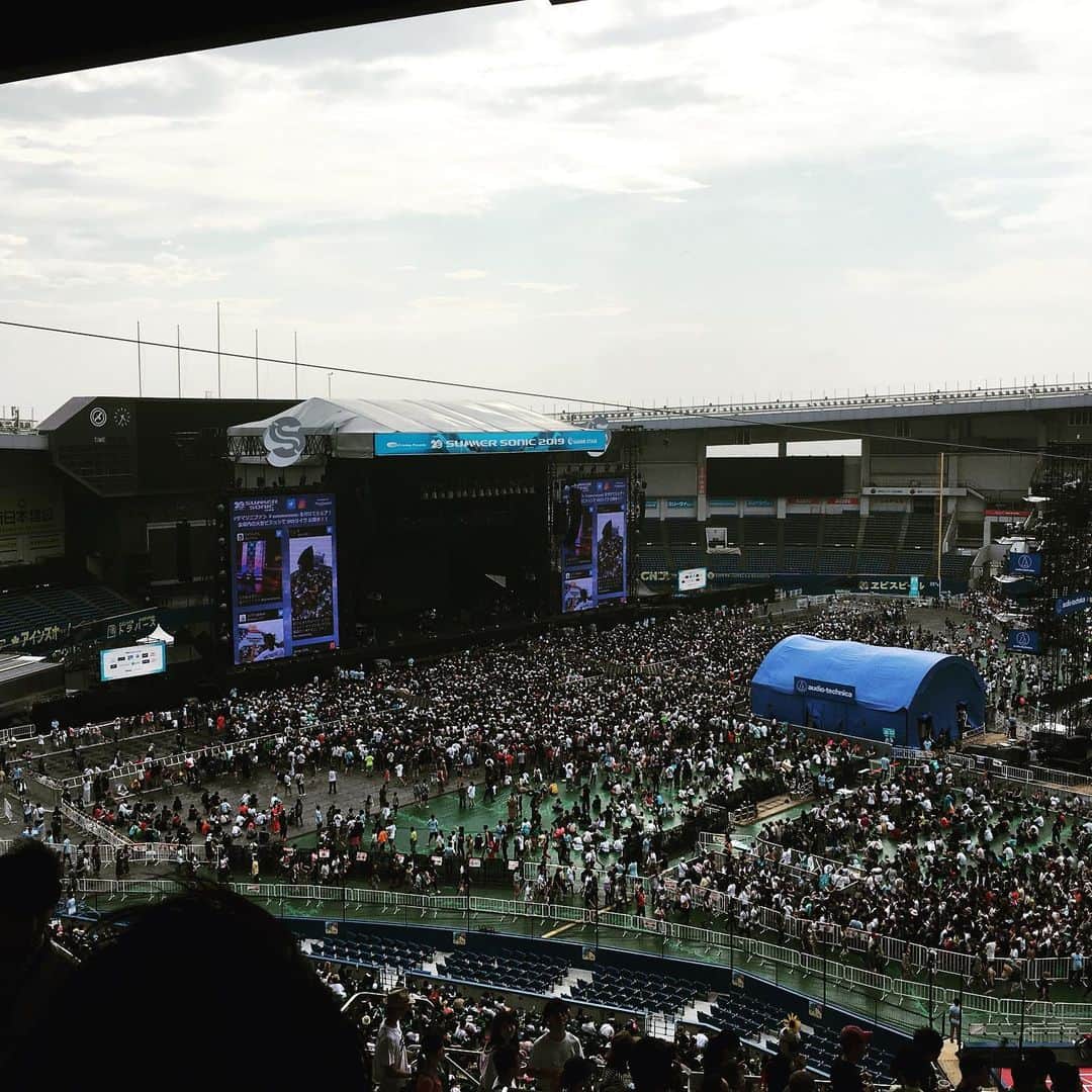 佐藤智美のインスタグラム：「初参戦٩( 'ω' )و #サマソニ2019  #summersonic  #summersonic2019」