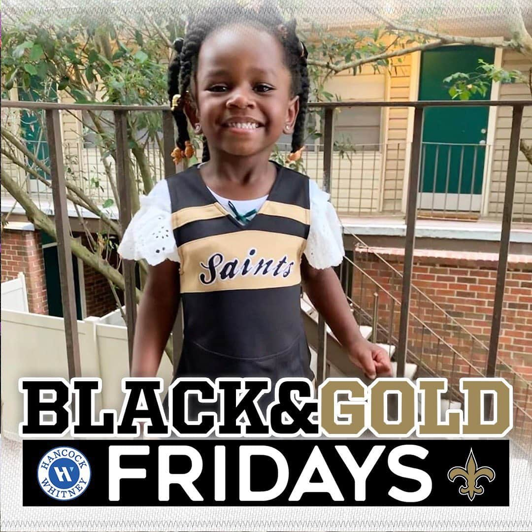 ニューオーリンズ・セインツさんのインスタグラム写真 - (ニューオーリンズ・セインツInstagram)「Happy #BlackAndGoldFriday! Share your photos along with the hashtag for a chance to be featured! ⚜️」8月17日 0時14分 - saints