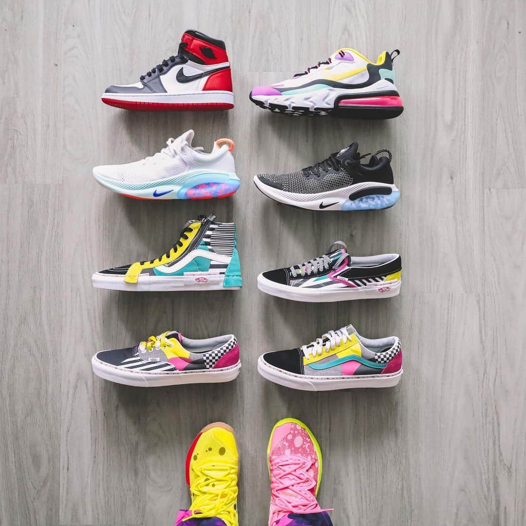 Foot Lockerさんのインスタグラム写真 - (Foot LockerInstagram)「More Summer🔥 On this week’s #LiveForTheDrop episode @raypolancojr previews the Women’s Jordan 1 Satin, Nike Air Max 270 React, Nike Joyride Run Flyknit, Vans Disarray pack and much more. Plus a special guest you won’t want to miss. Tune in tomorrow on our Instagram Story!」8月17日 0時33分 - footlocker