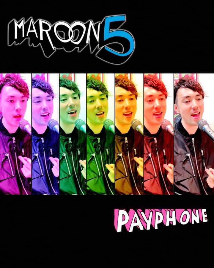 𝐑𝐄𝐀𝐓𝐌𝐎のインスタグラム：「One man choir - "Payphone" / @maroon5  Harmony arrengement & performed by REATMO ひとりアカペラ。 #maroon5 #payphone #beatbox #cover #hipanda #overexposed #acappella #choir」