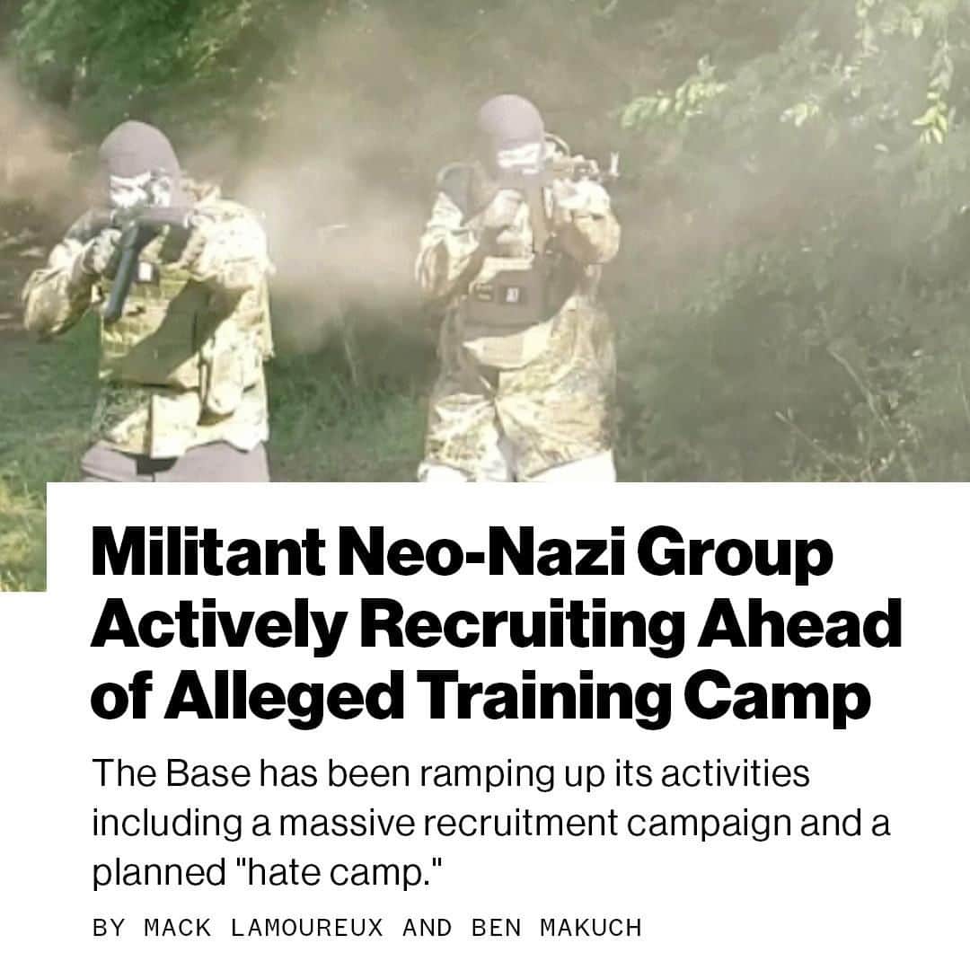 VICEさんのインスタグラム写真 - (VICEInstagram)「A neo-Nazi group focused on providing paramilitary-style training to far-right extremists has been conducting a massive recruitment drive and claims to have already conducted live-fire training with its members. Link in bio, via @vicecanada.」8月17日 1時01分 - vice