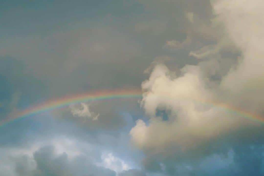 安部ニコルのインスタグラム：「If you want the rainbow. you gotta put up with the rain. あなたが虹を期待するなら、雨の時期を我慢しなきゃいけないよ 🌈🌈🌈🌈🌈🌈🌈🌈🌈🌈🌈🌈🌈」