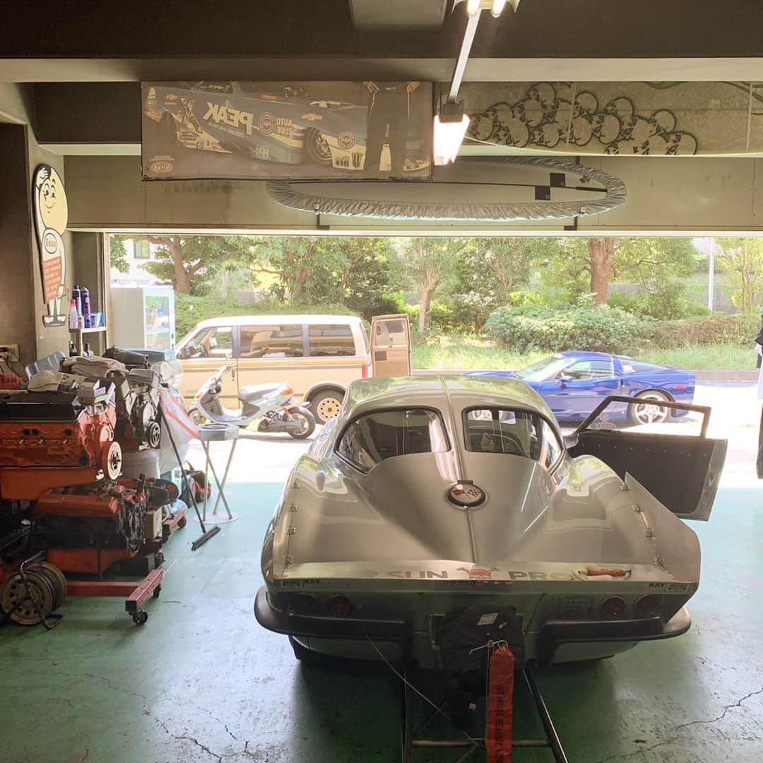 奥山春香さんのインスタグラム写真 - (奥山春香Instagram)「レースの準備💪💪💪 富士スピードウェイでお待ちしてます #べち子」8月17日 11時32分 - corvetteharuka