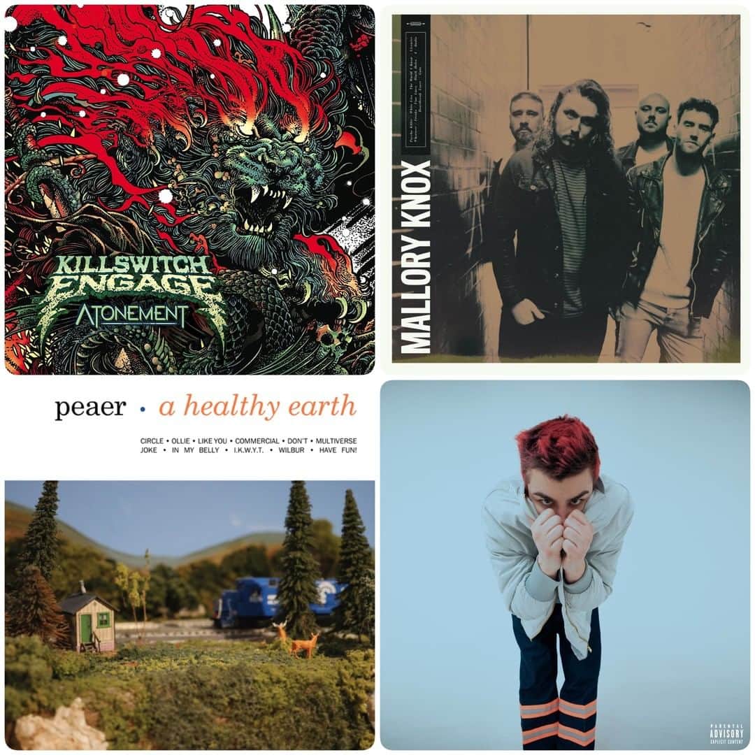 Alternative Pressさんのインスタグラム写真 - (Alternative PressInstagram)「We support a diverse group of #NewMusicFriday releases! What do you have on repeat today? 🤘⁠ .⁠ .⁠ .⁠ #killswitchengage #atonement #malloryknox #selftitled #peaer #ahealthyearth #dyingindesigner #nobodyshappy #discovernewmusic #newmusic #newreleases #newalbums #newalbumreleases #altpress #alternativepress」8月17日 3時20分 - altpress