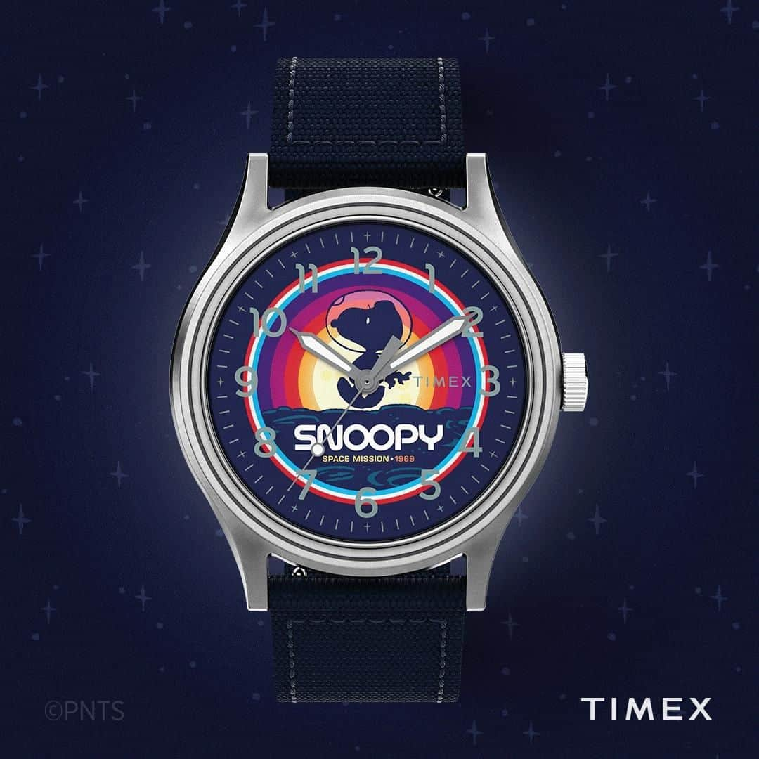 タイメックスさんのインスタグラム写真 - (タイメックスInstagram)「It’s all systems go... 🚀 It’s finally here! Celebrate one giant leap for mankind with our space-inspired watch with Astronaut Snoopy on the dial. ⌚: Timex x Space Snoopy  #timex #snoopy #nasa #peanuts #space #apollo11 #spacesnoopy」8月17日 3時32分 - timex